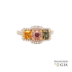 Rare Fancy Tri-Color Ring
