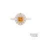 0.35CT FANCY INTENSE YELLOWISH ORANGE I1
