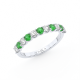 Diamond Wedding Ring with Gem Of Your Choice