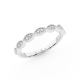 Marquise Milgraine Round Diamond Wedding Ring