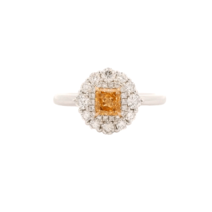 0.35CT FANCY INTENSE YELLOWISH ORANGE I1